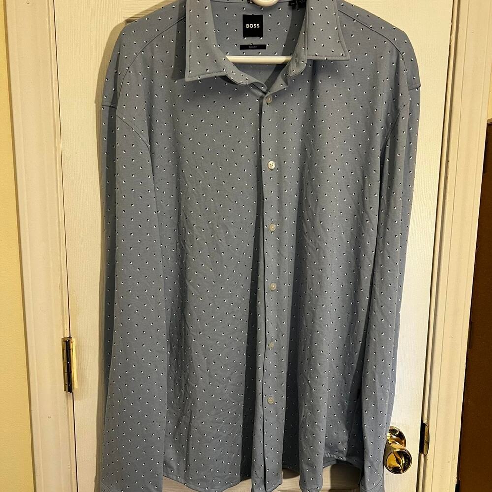 Mens boss by hugo boss button up cotton shirt